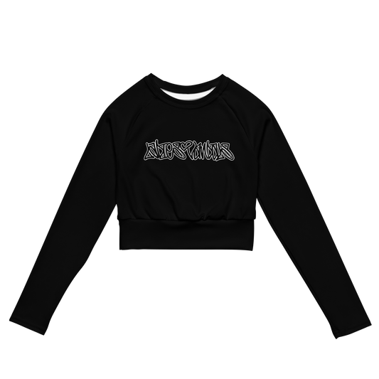 L<3V long sleeve crop top